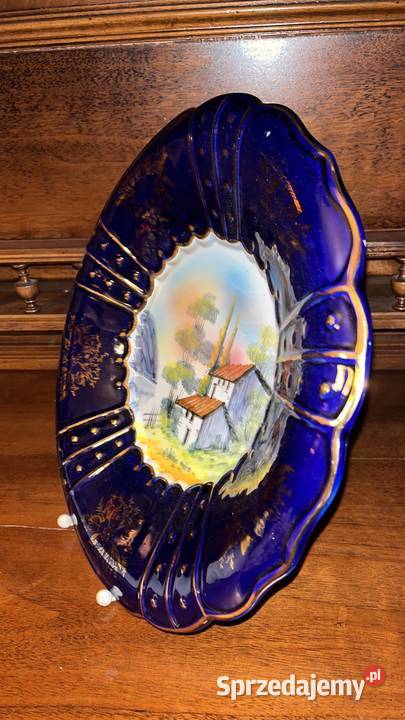 Patera duża Kobaltowa Made in Portugal Do Gdańsk