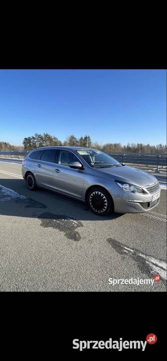 Peugeot 308 SW 16 BlueHDi 2015 Bogata historia 1596cm3 Peugeot Blachownia sprzedam