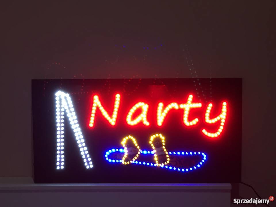 Reklama diodowa LED NARTY 81x40 Pomiechówek