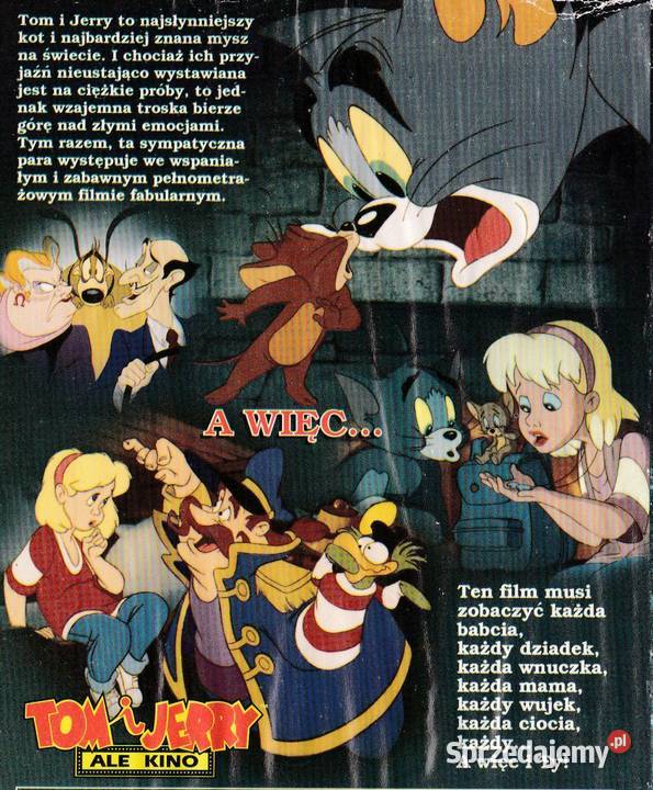 TOM i JERRY Ale kino Bajka na DVD 3 lata+ Warszawa