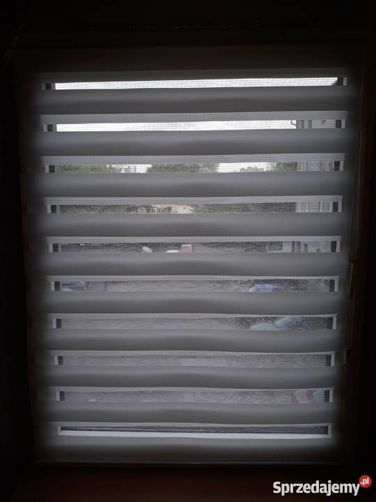 Roleta dzien noc 85cmx150 biała żaluzja Sosnowiec