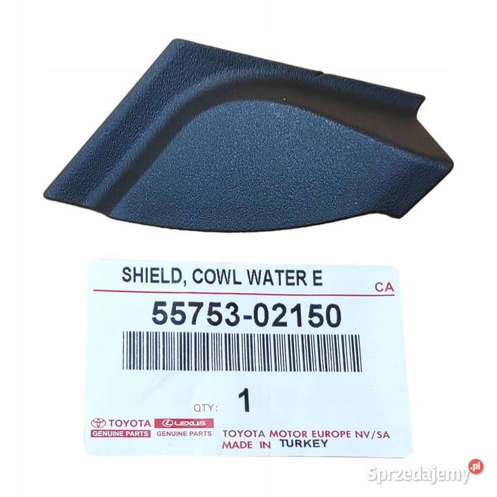 TOYOTA Corolla Zaslepka zakonczenie podszybia osobowe dolnośląskie Kąty Wrocławskie