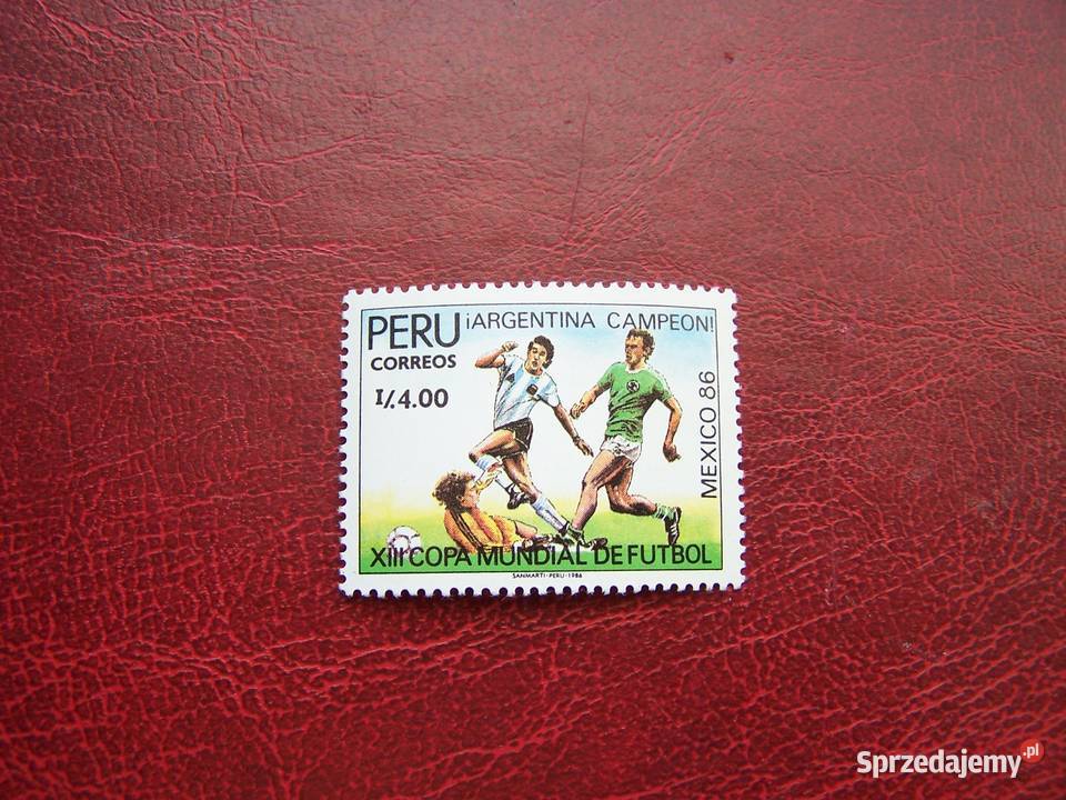 Peru 1986 MNH Sport Piłka nożna Mś Mexico 86 Tychy sprzedam