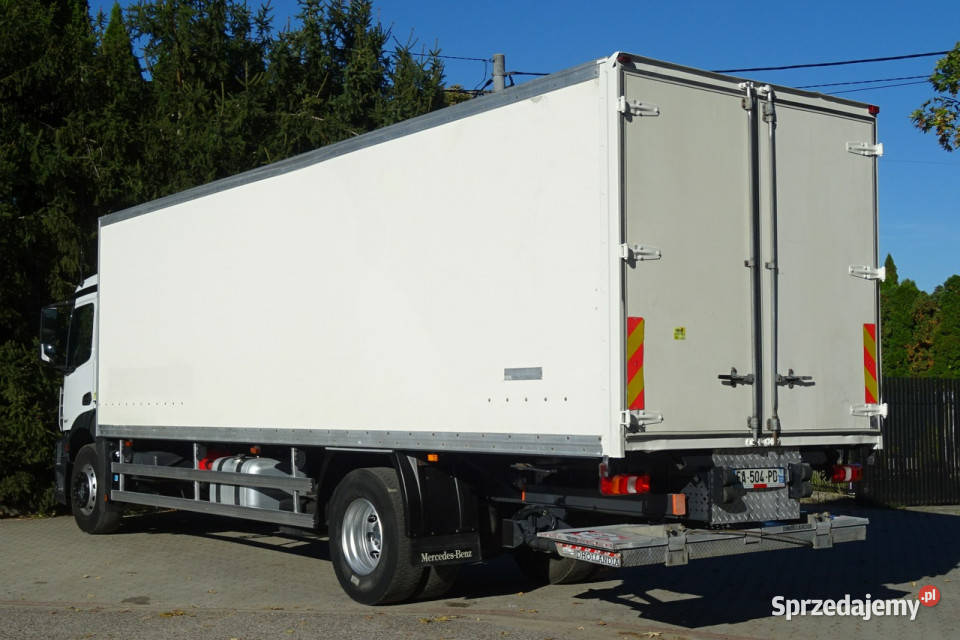 Mercedes Antos 1827 Euro 6 kontener 21 pal 387 blokada mostu
