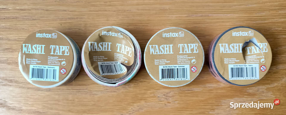 NOWE WashiTape Instax taśma ozdobna 4 Wrocław