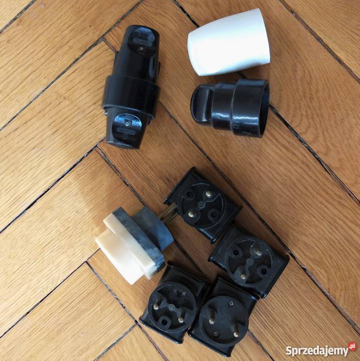 Rozgałęziacz bakelit retro i końcówki Warszawa