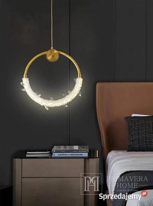 Żyrandol nowoczesny MOON lampa wisząca glamour Warszawa sprzedam