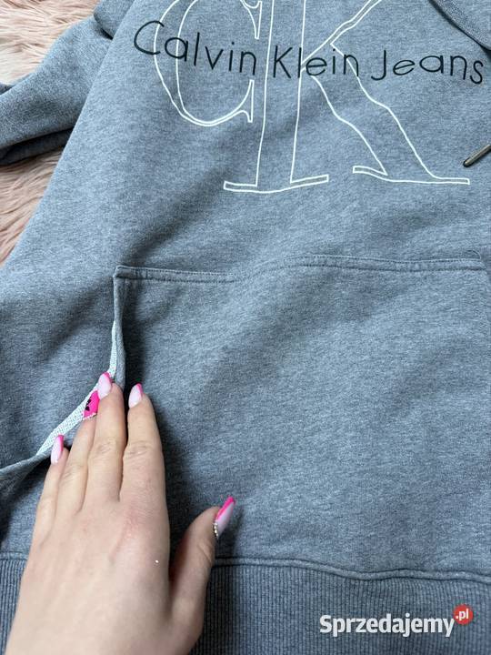 Bluza z kapturem Calvin Klein L regular Fit Odzież i bielizna męska Leszno
