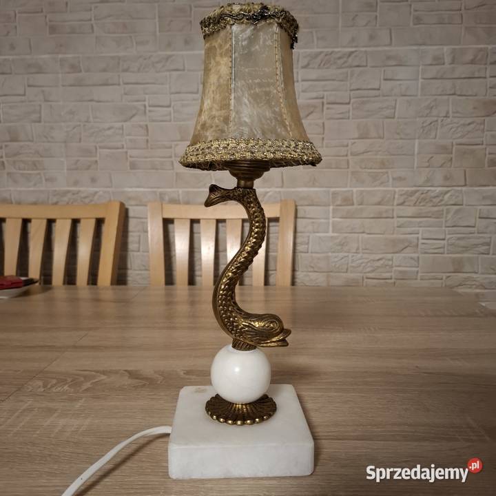 Mosiężna lampka nocna Lubin