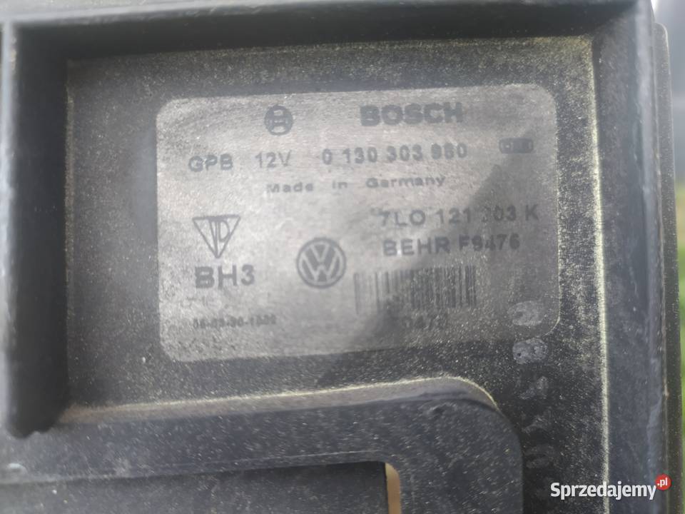 Wentylator chłodnicy VW Touareg 25TDI 7L osobowe Krzemień Drugi