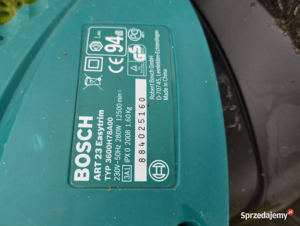 Sprzedam podkaszarkę zieloną Boscha na prąd Tuczempy