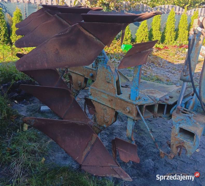 Pług obrotowy THIEME 4skibowy ZAMIANA Pługi lubelskie Radzyń Podlaski