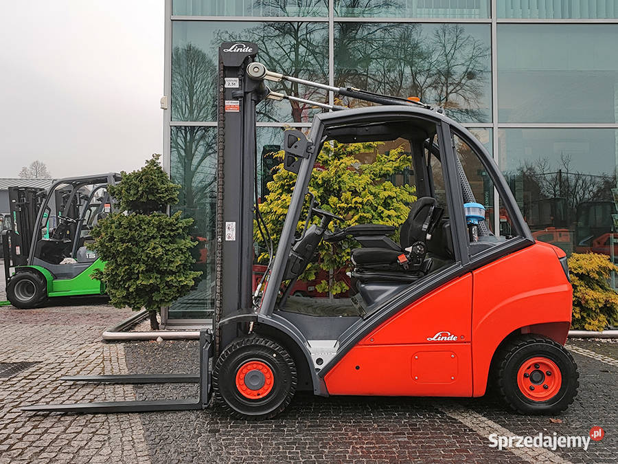 Wózek widłowy Linde H25D02 duplex 4 m diesel 25 Kęty