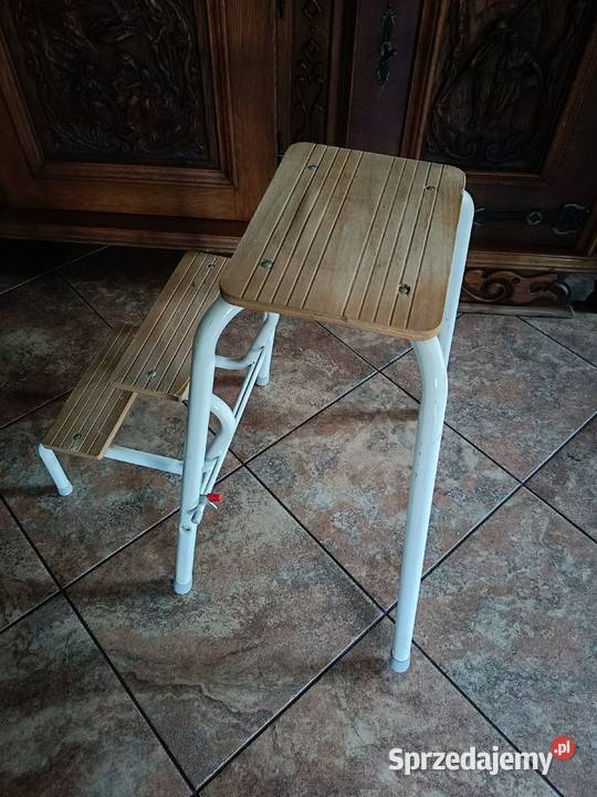 Taboret kuchenny drabinka rozkładany stolik 57cm Lipno
