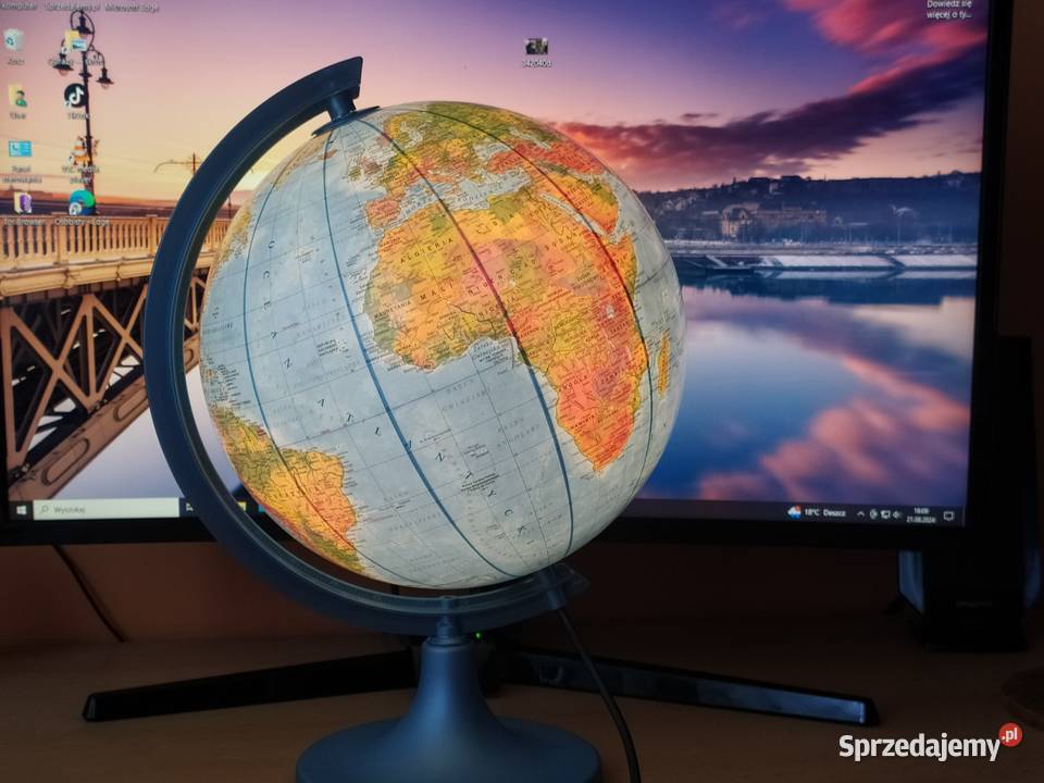 Globus podświetlany lampka nocna 25 Elbląg sprzedam