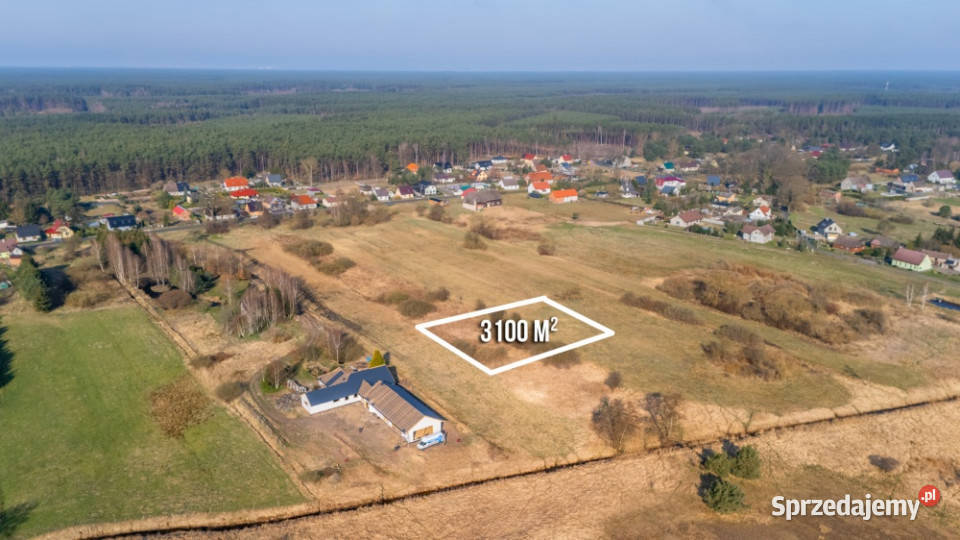 Działka w zielonej okolicy pod Szczecinem z Sowno