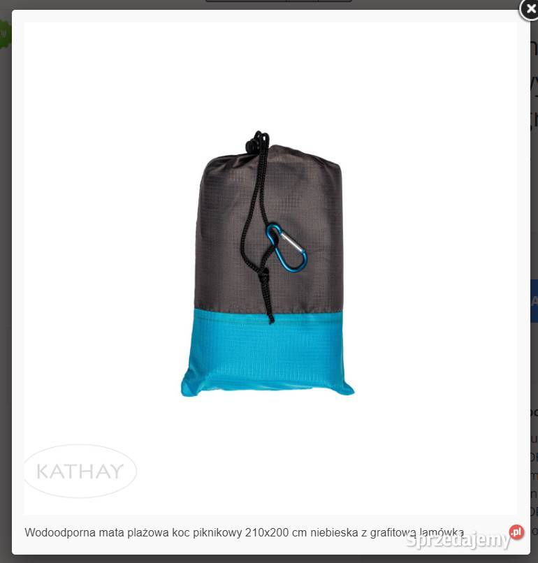 MATA PLAŻOWA prostokątny 210 x 200 Łęczyca sprzedam