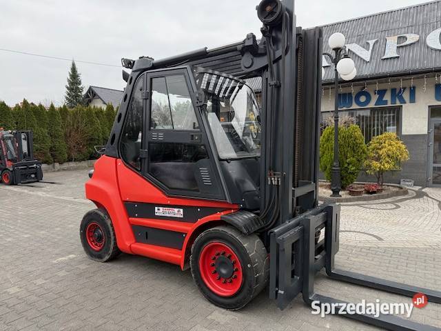 Wózek widłowy LINDE H80T widlak 8t duplex 396 Wózki widłowe