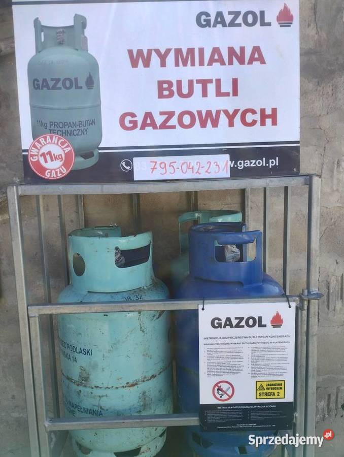 Wymiana i sprzedaż butli gazowych propanbutan Kanie-Stacja