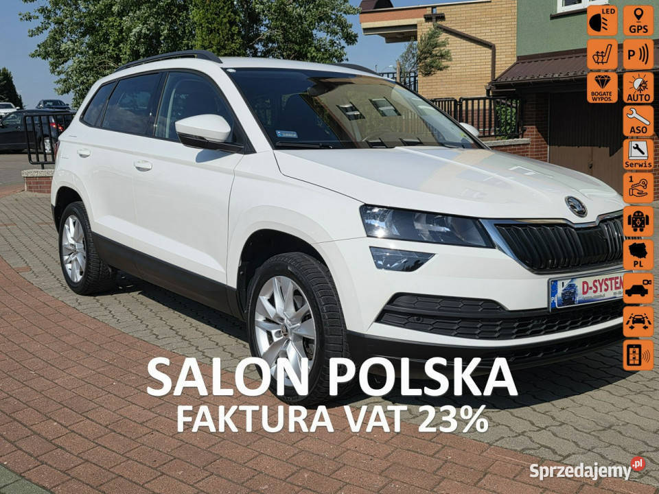 koda Karoq Salon Polska 1Właściciel BEZWYPADKOWY immobilizer Białystok
