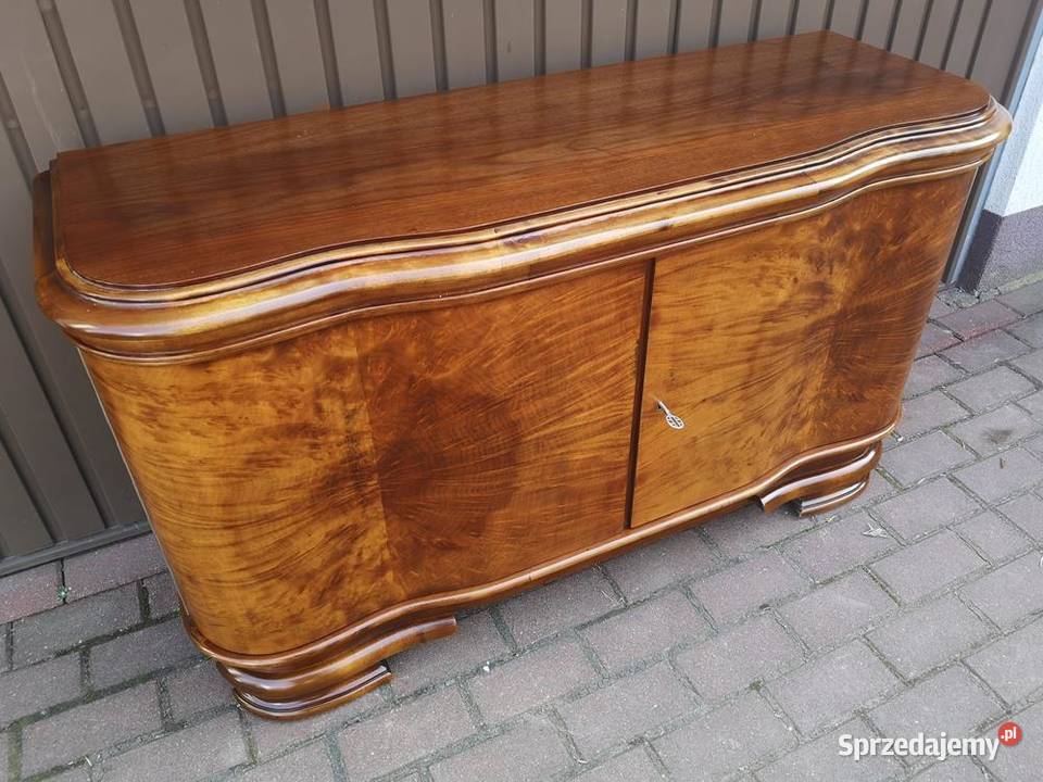 Komoda ARTDECO RTV Niska Orzech Stara Antyk Swarzędz