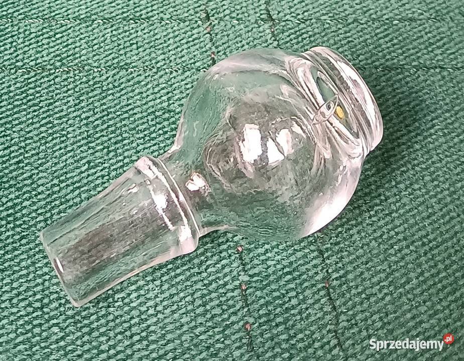 Szklany korek do karafki prl Zbylitowska Góra