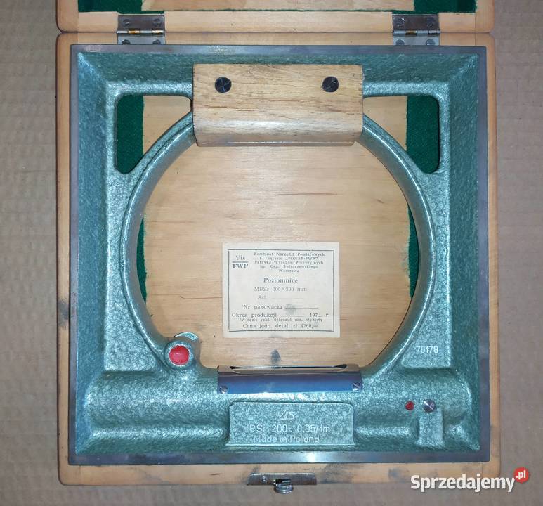 Poziomica ramowa VIS FWP MPSr 200 Produkcja Siedlce