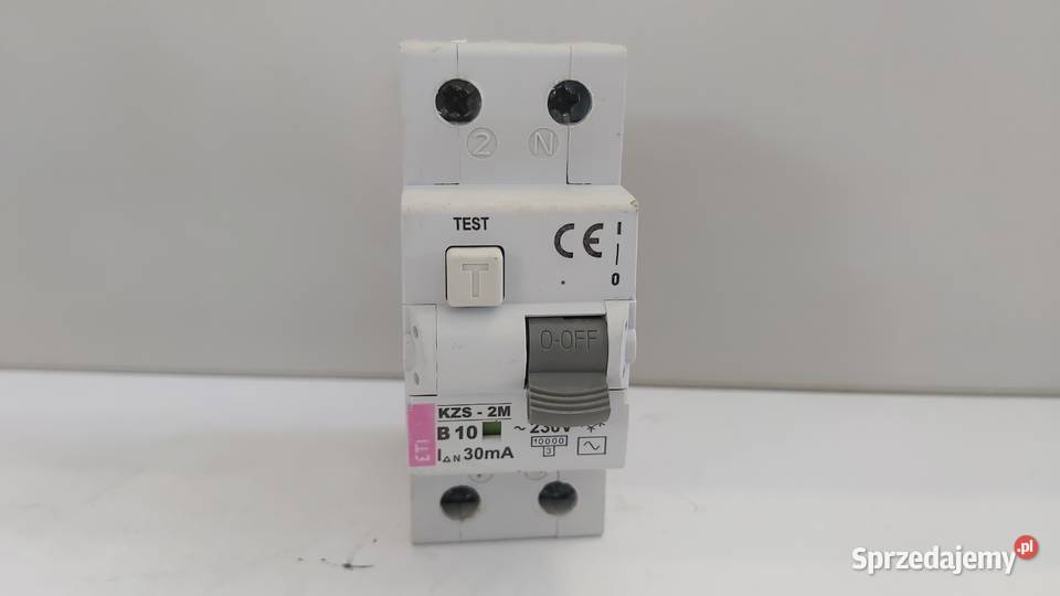 wyłącznik różnicowonadprądowy KZS2M B10 30mA ETI Elektryka i akcesoria Wyszków