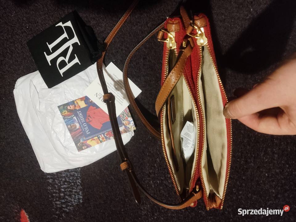 Lauren Ralph Lauren CARTER CROSSBODY MEDIUM Torby i torebki Włoszczowa