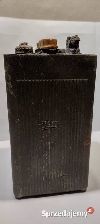 Stary oryginalny akumulator PRL Bielsko Biała 8 Łaziska Górne sprzedam