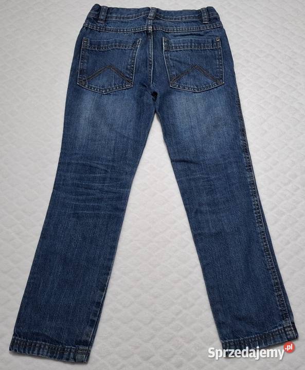 Spodnie chłopięce dżinsy niebieskie Topolino 128 Czeladź