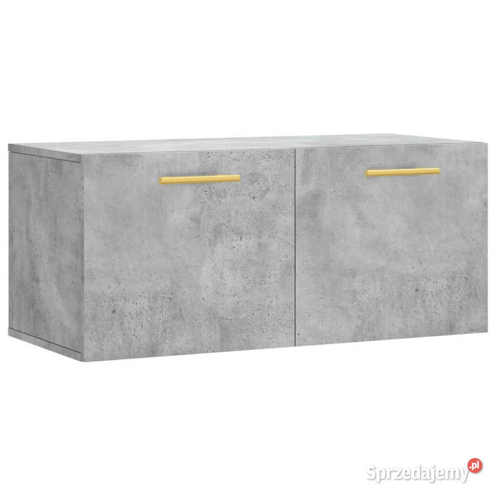 Szafka wisząca szarość betonu 80x365x35 WM830064 Warszawa