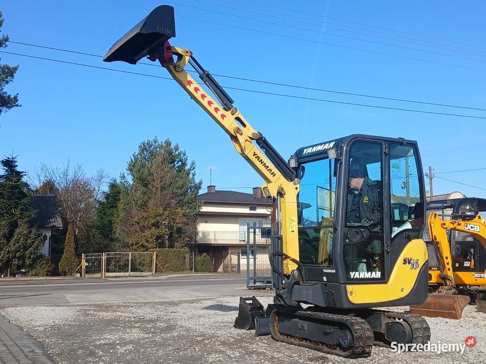 Mini koparka YANMAR SV16 z 2018r 3 łyżki nowa nie Złoczew