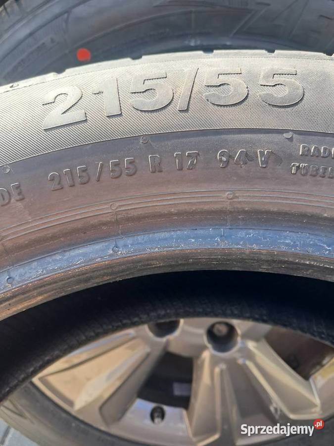 4 letnie opony 215 55 17 Conti PIASECZNO URSYNÓW Samochodowe