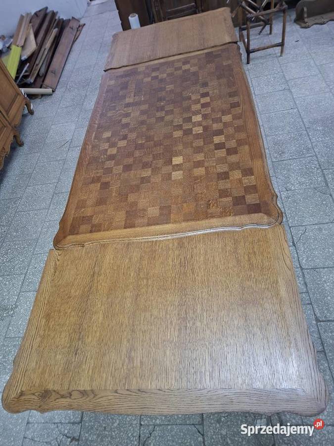 Ładny rozkładany stół ludwikowski Francja Stoły małopolskie Nowy Sącz