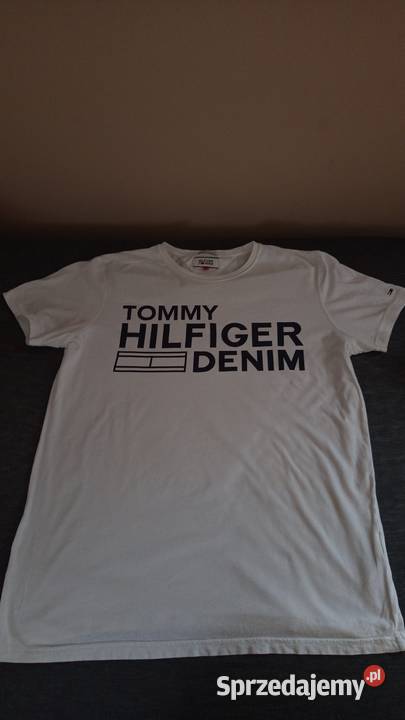 Tommy Hilfiger Denim vintage Tshirt biały logo Bielsko-Biała
