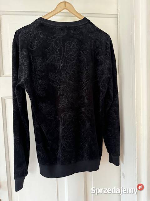 Bluza męska Zara S we wzór roślinny czarna Częstochowa