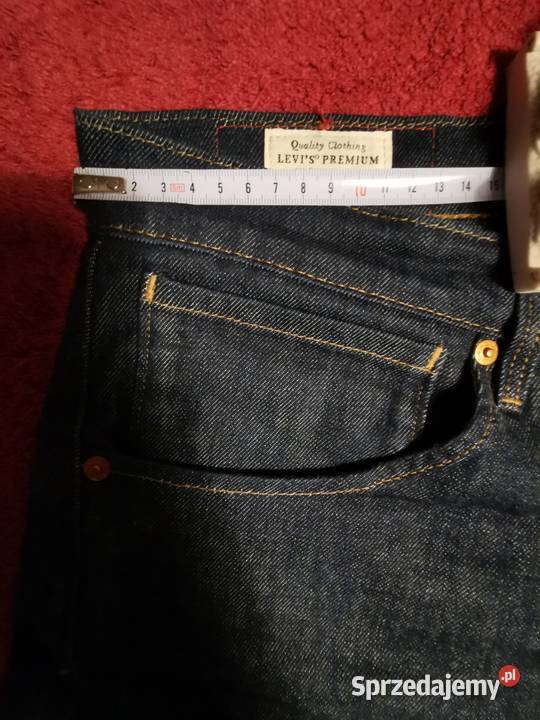 Levis 512 Slim Fit Taper W34 L34 Jeansy Super Łask