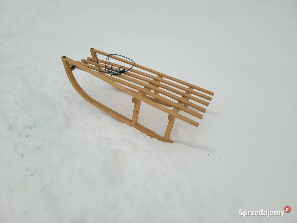 Sanki drewniane dziecka Barczewo