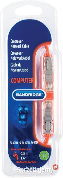 Bandridge BCL7400 Kabel UTP Cat 6 RJ45 05 m śląskie
