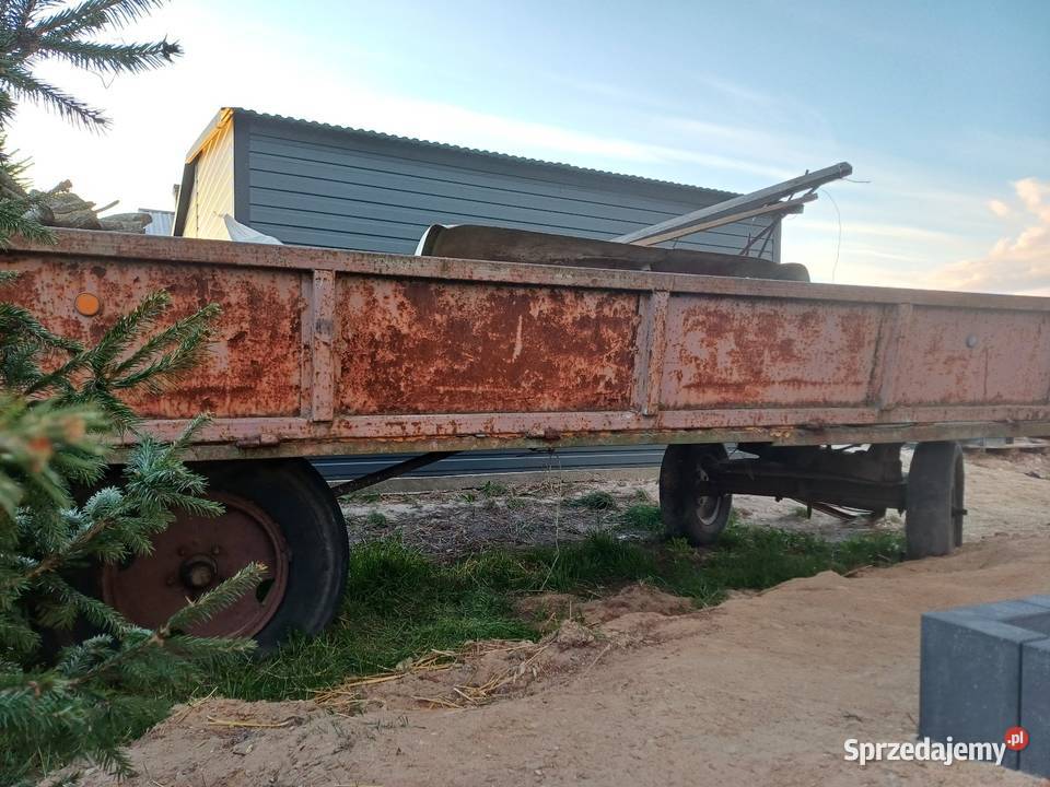 Przyczepa dwuosiowa Rolnictwo mazowieckie Siedlce