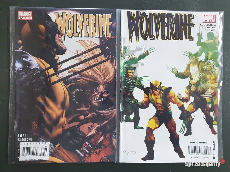 Wolverine zestaw 14 oryginalnych komiksów Marvel pomorskie sprzedam