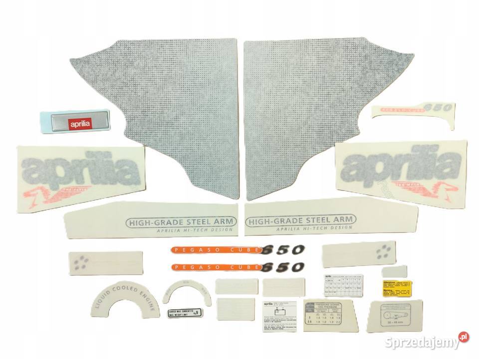 KOMPLET NAKLEJEK APRILIA PEGASO 650 19972000 sprzedam