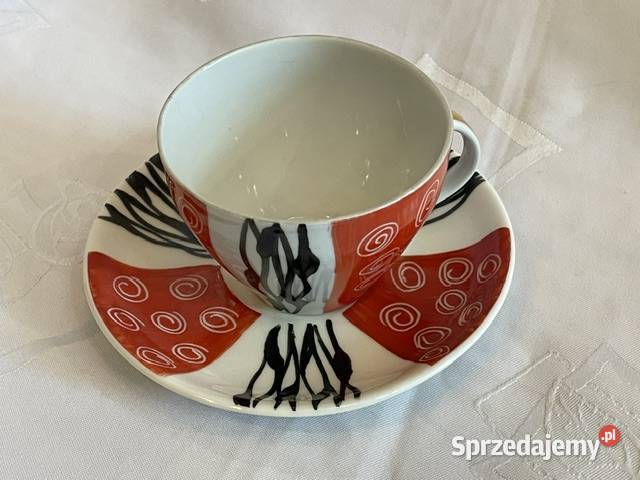 Filiżanka ze spodkiem Ćmielów fason Kajtek