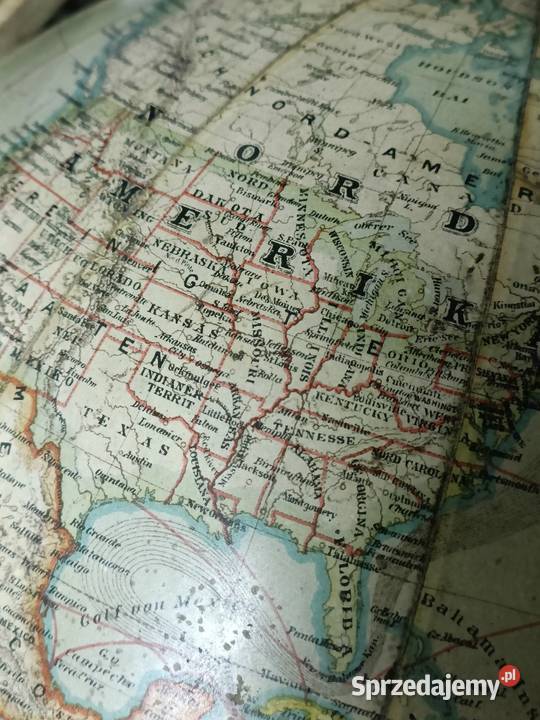 Zabytkowy globus LipsiaErdglobus z Pracowni Paul Góra