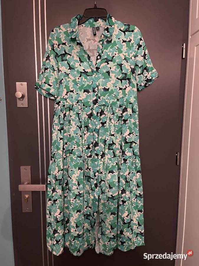 Pieces sukienka modny wzór kwiaty floral viscoza zachodniopomorskie Choszczno sprzedam