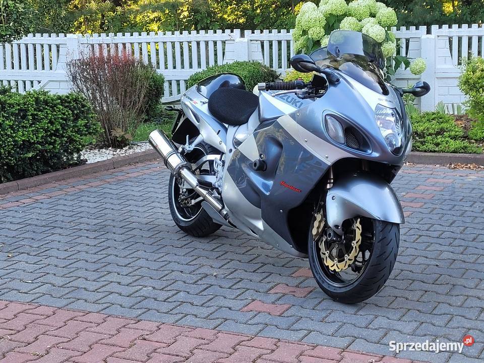 SUZUKI GSX 1300R Hayabusa 1 gen 2004 kufry dużo metalic Motoryzacja