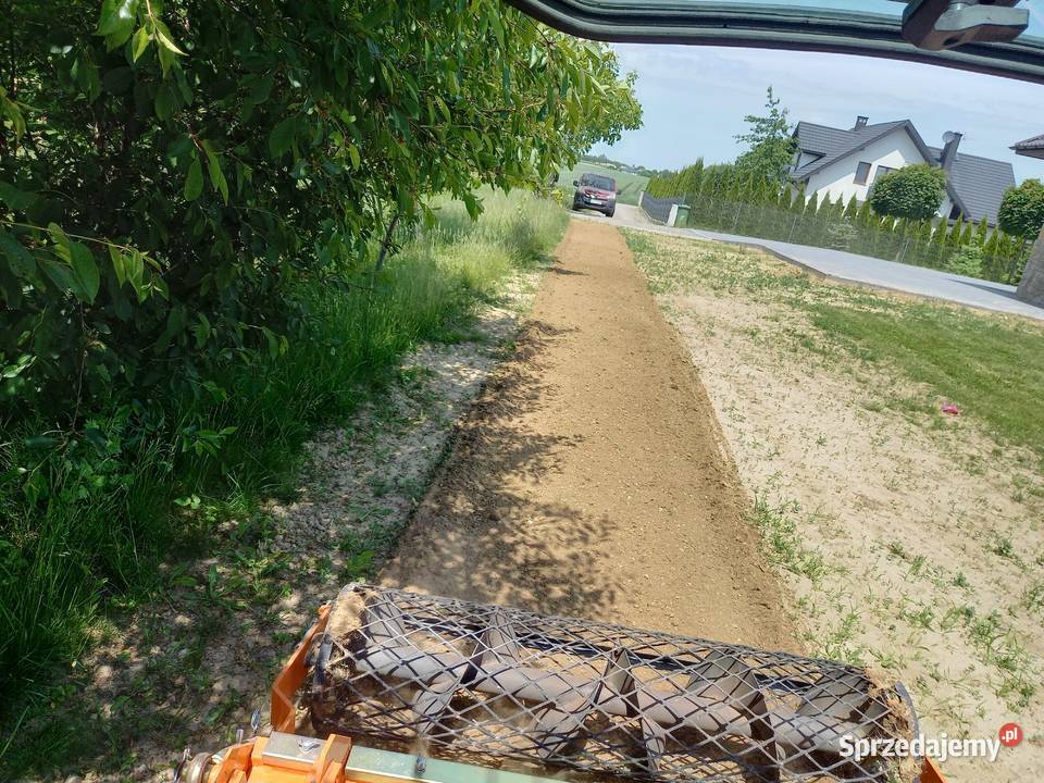Zakładanie trawnika przygotowanie terenu siew lubelskie Żyrzyn