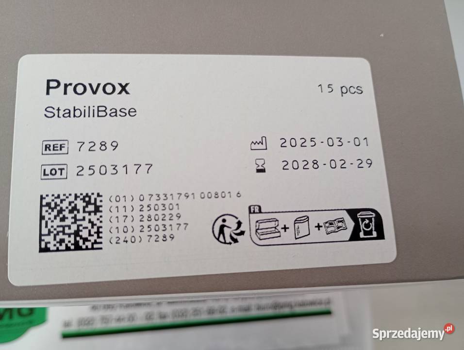 NOWE SZWECKIE plastry Provox StabiliBase REF Szczecinek sprzedam