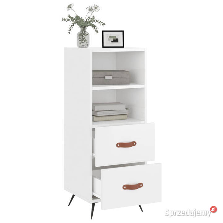 Szafka biała połysk 345x34x90 materiał sprzedam